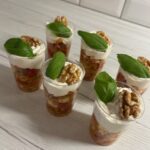verrines de tomates mozzarella noix plat du jour délice du jour plat à emporter