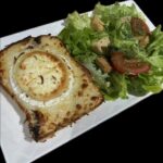 croque monsieur au chèvre